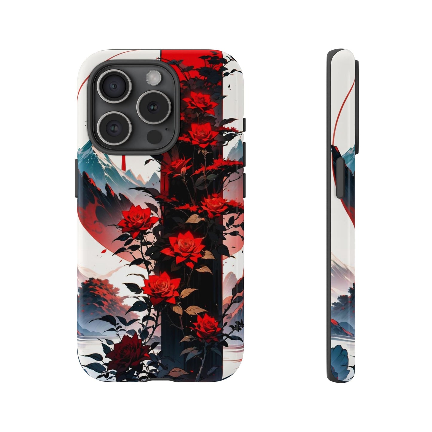 Crimson Bloom Tough Cases