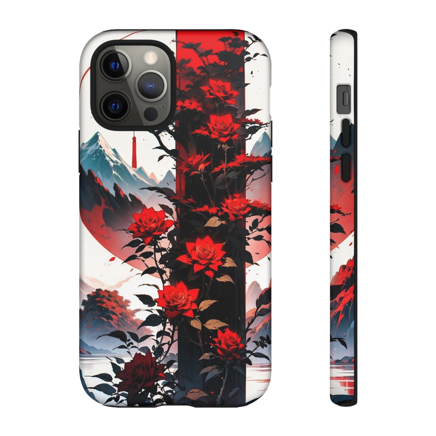 Crimson Bloom Tough Cases