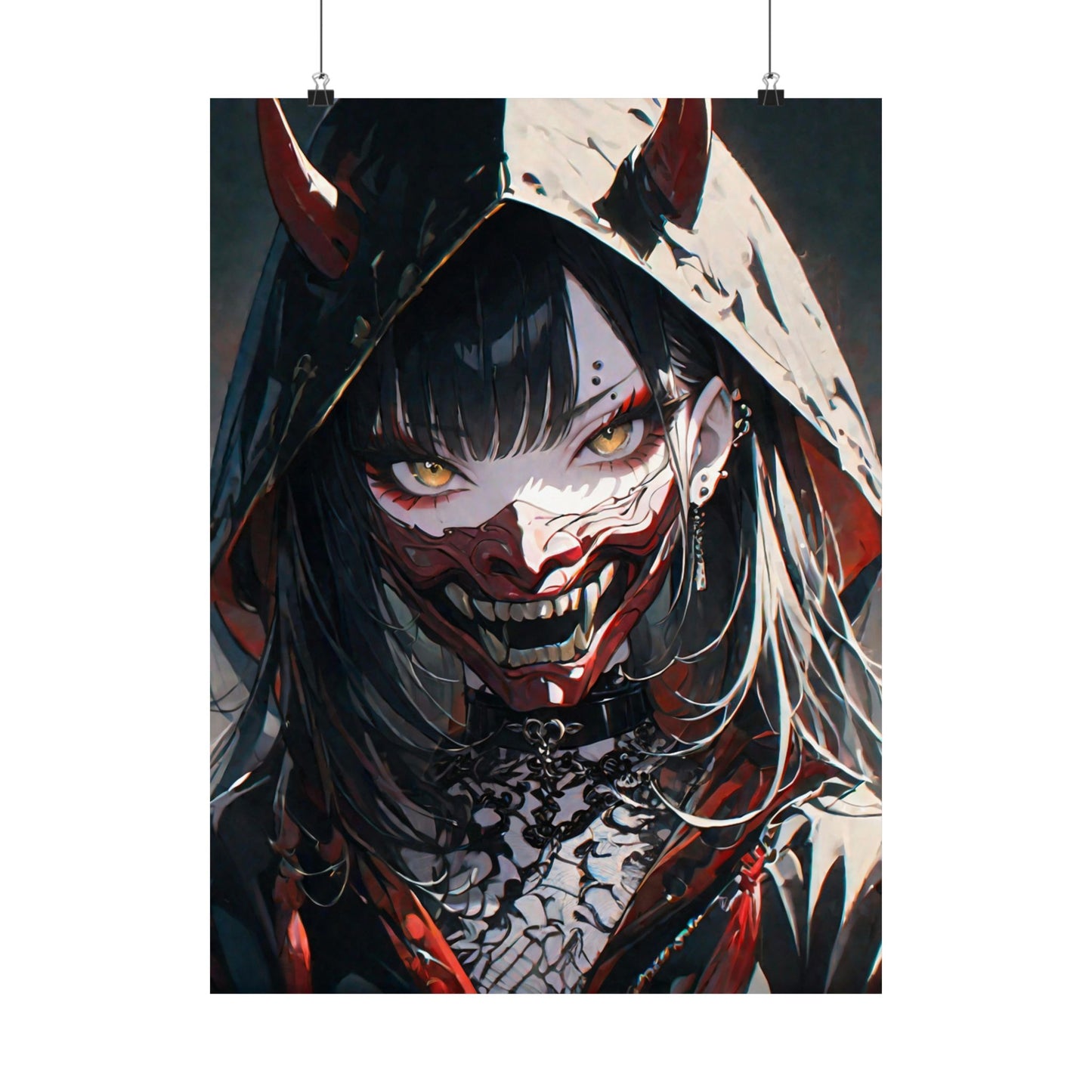 Oni Under Hood Vertical Posters