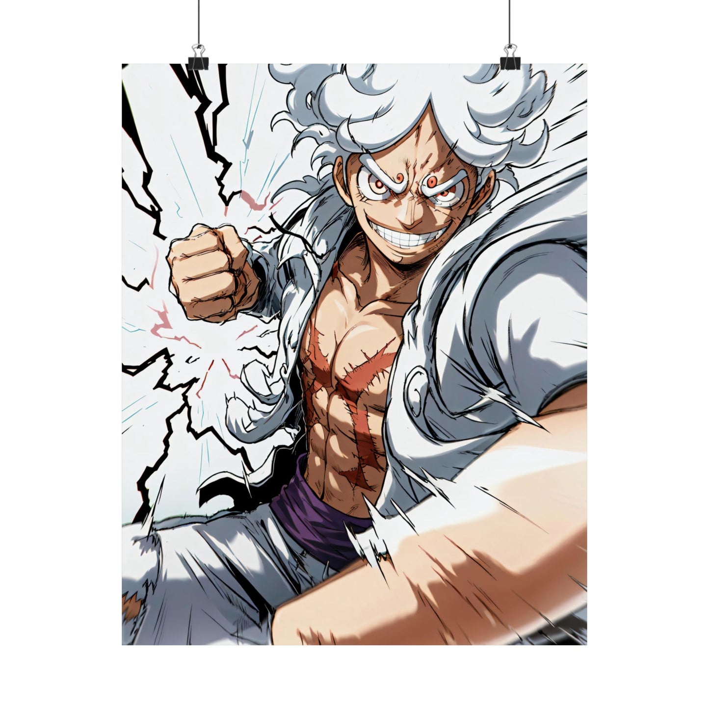 Monkey D. Luffy 001 Matte Vertical Posters