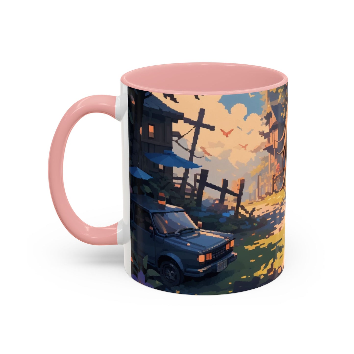 Pixely Chibi Tifa Coffee Mug
