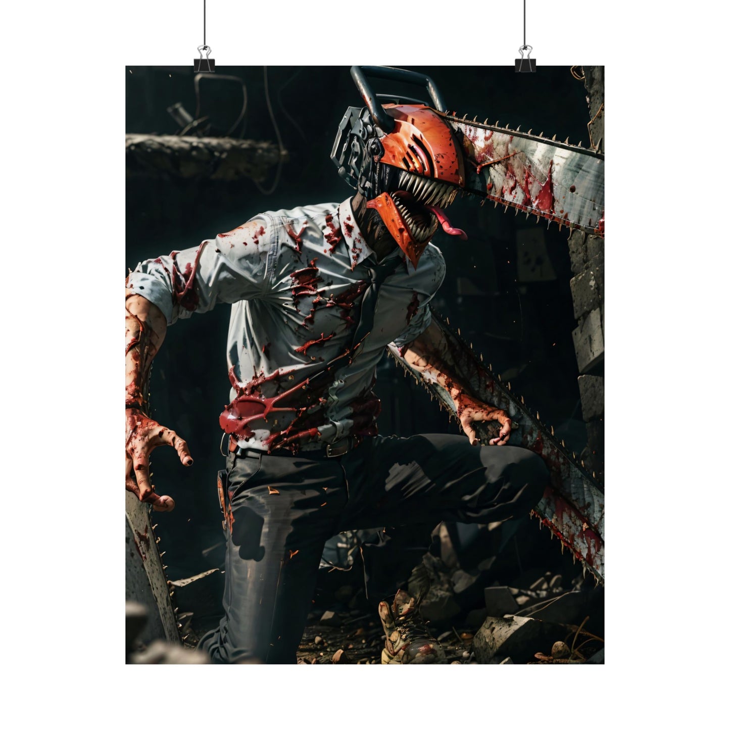 Chainsaw Man 003 Matte Vertical Posters