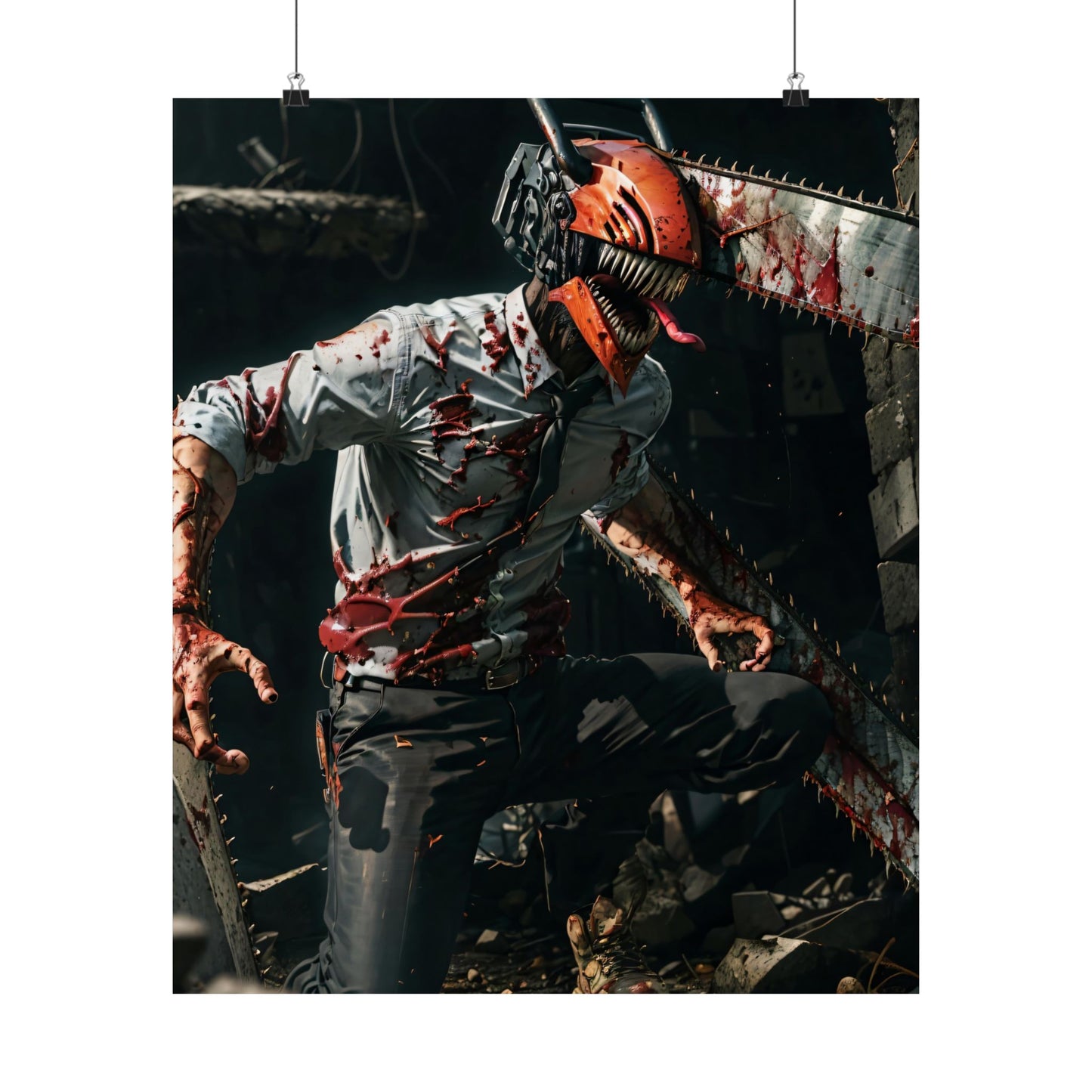 Chainsaw Man 003 Matte Vertical Posters