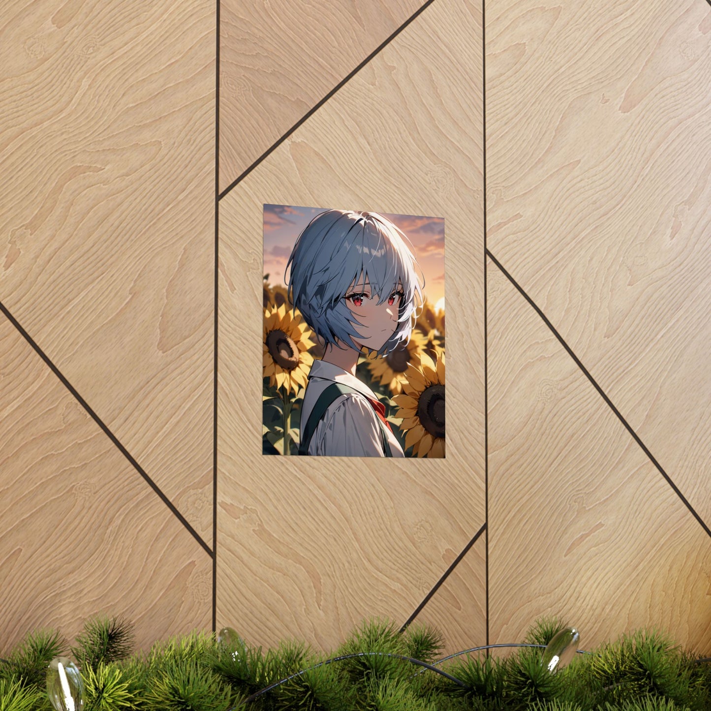 Rei Ayanami 001 Vertical Posters