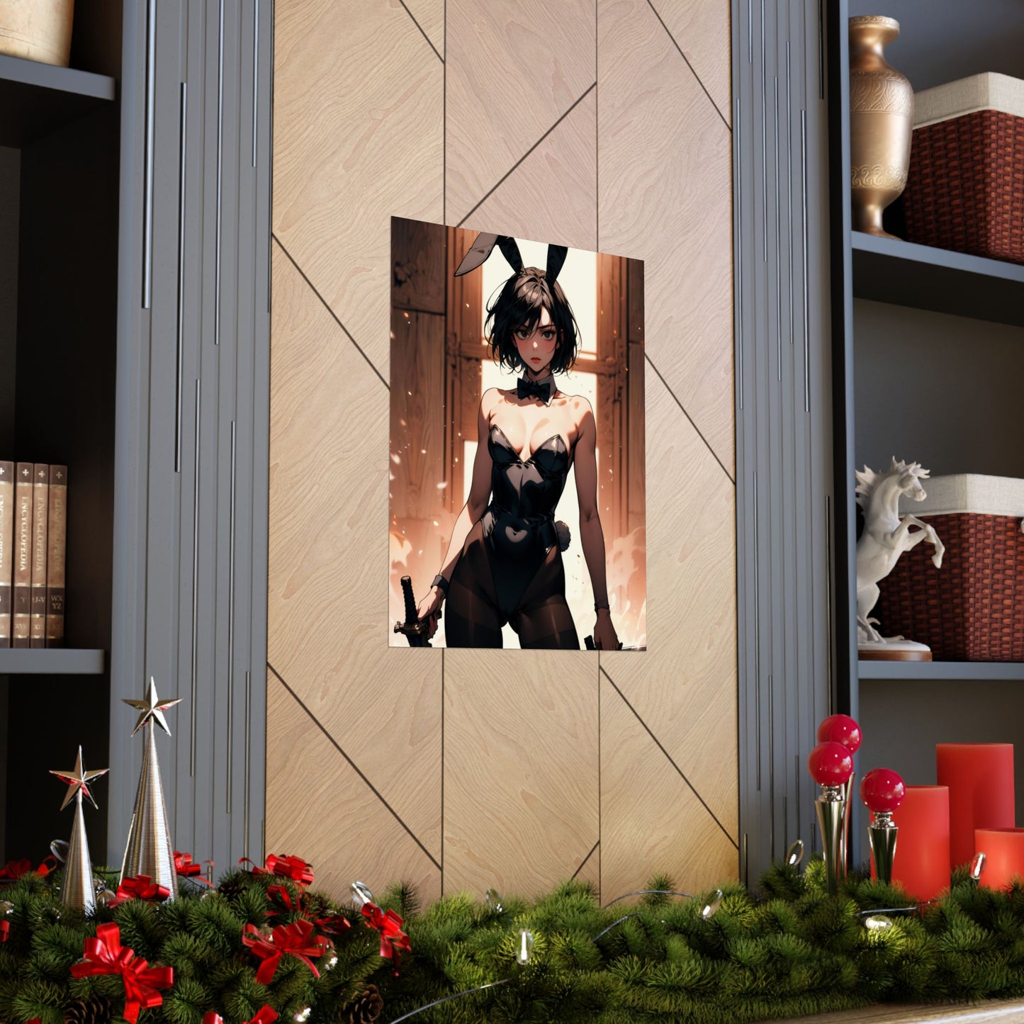Mikasa 001 Matte Vertical Posters