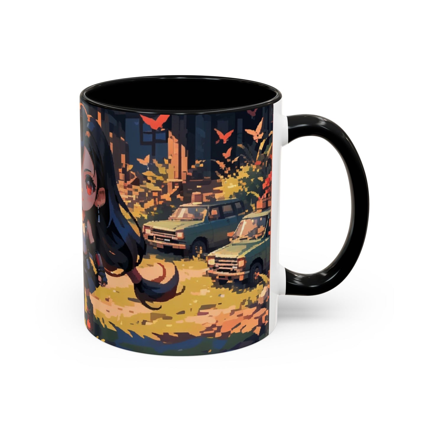 Pixely Chibi Tifa Coffee Mug