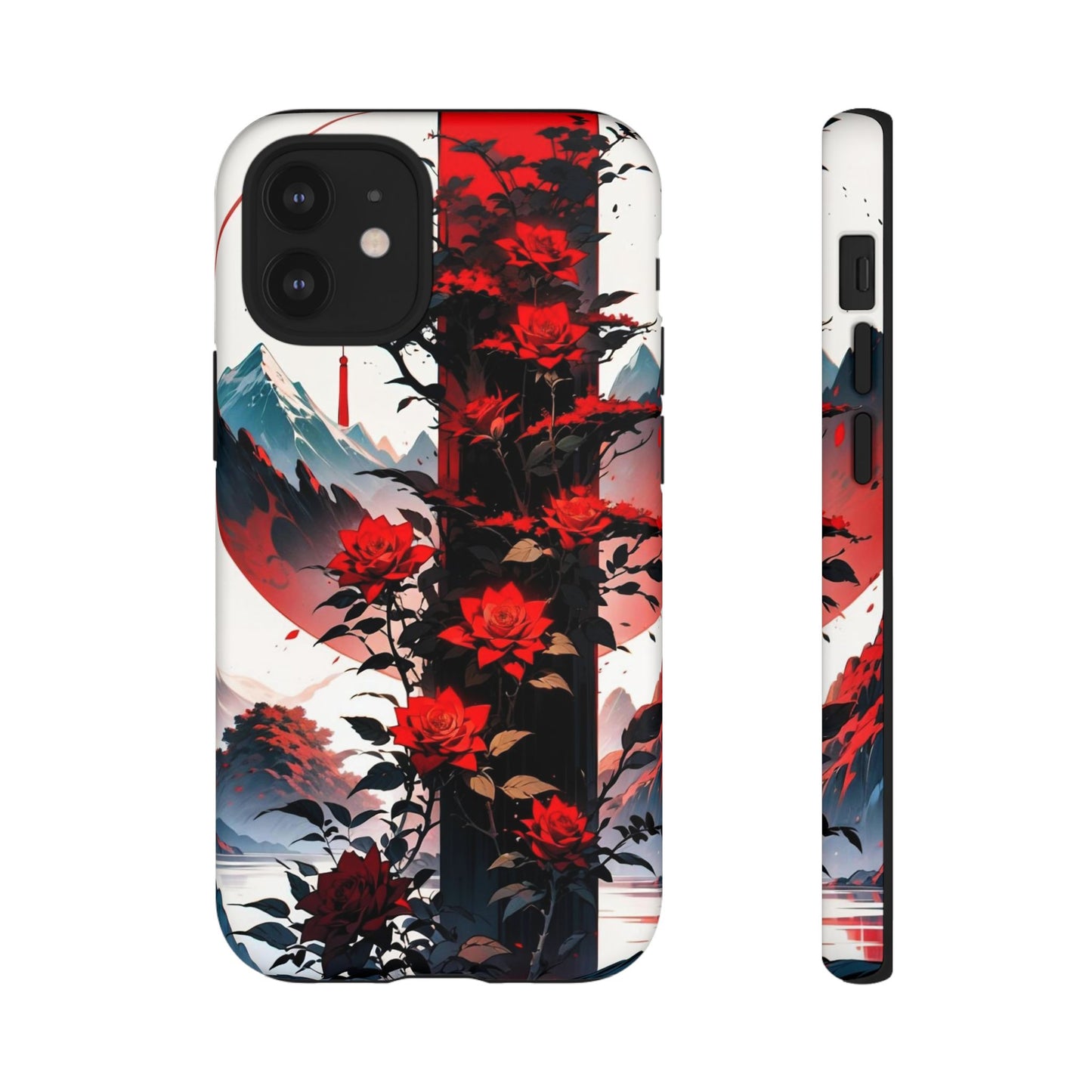 Crimson Bloom Tough Cases