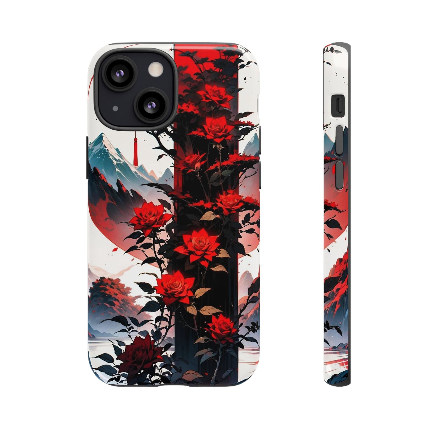 Crimson Bloom Tough Cases