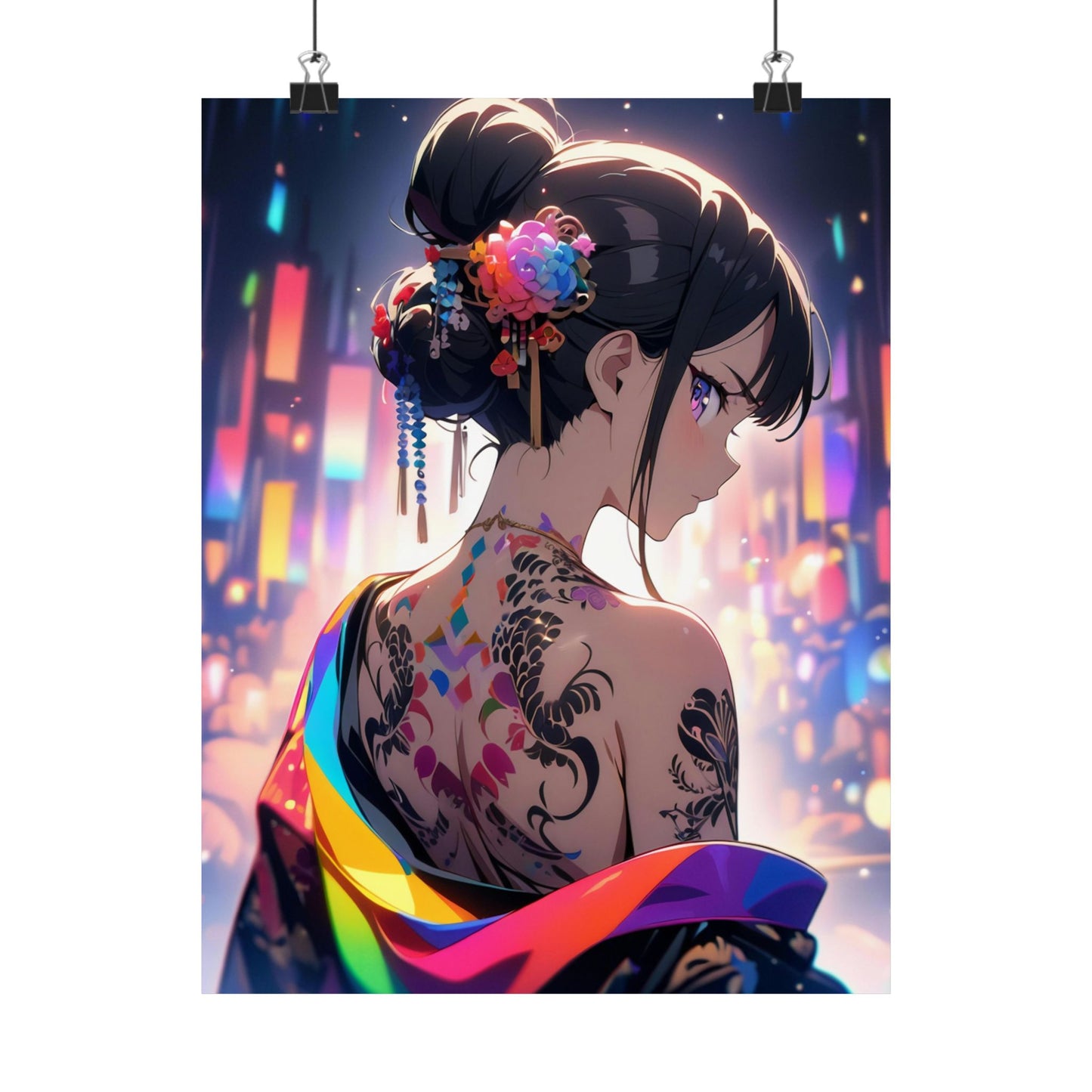 Kaleidoscopic Vertical Posters