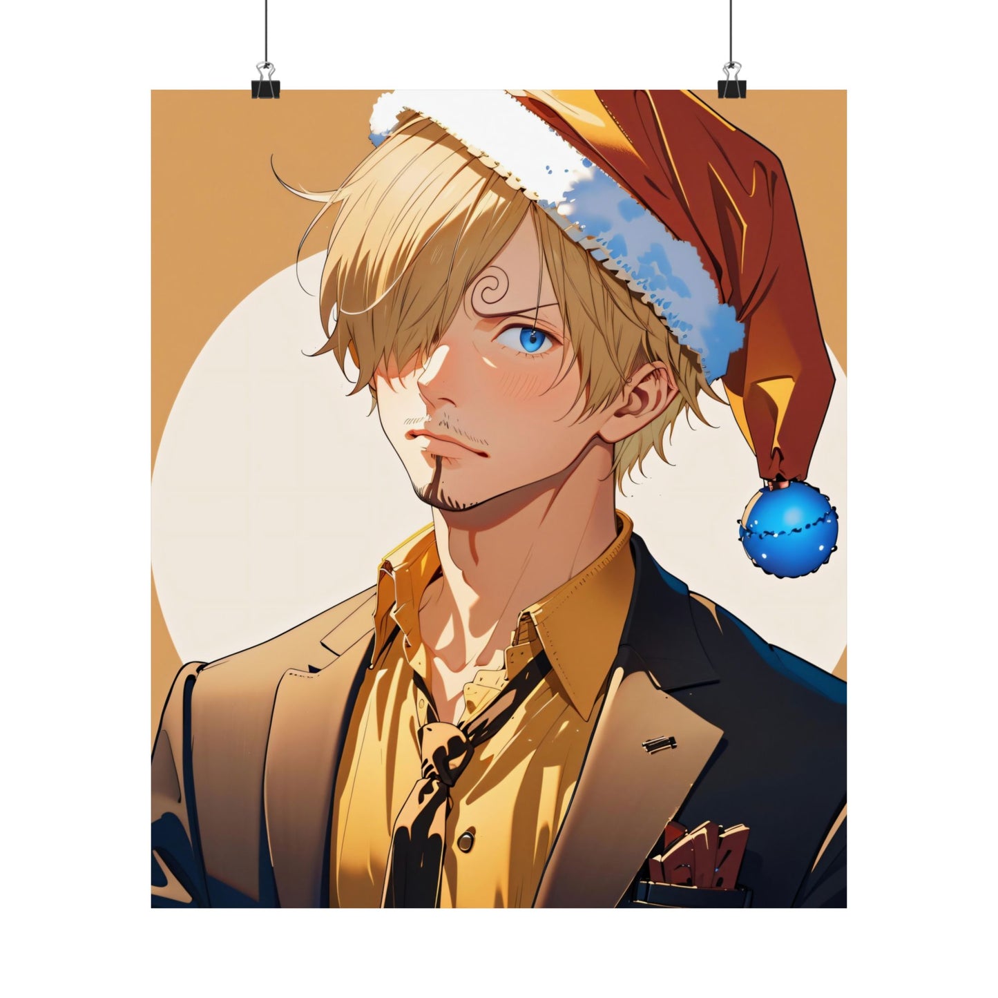 Santa Sanji Matte Vertical Posters