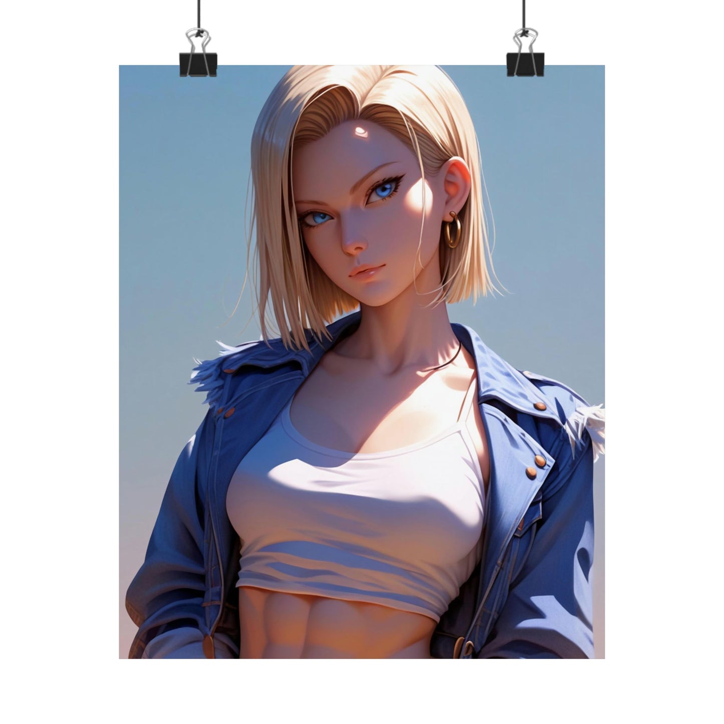 Android 18 002 Vertical Posters