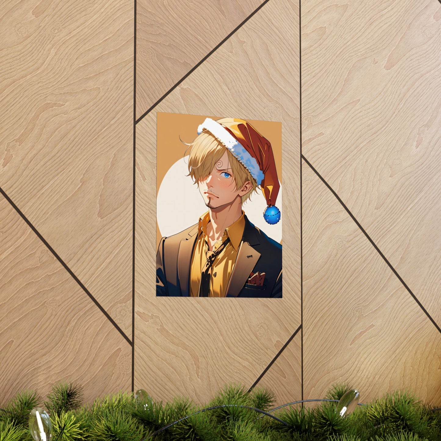 Santa Sanji Matte Vertical Posters