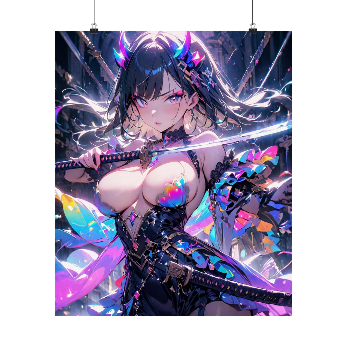 Luminous Allure Vertical Posters