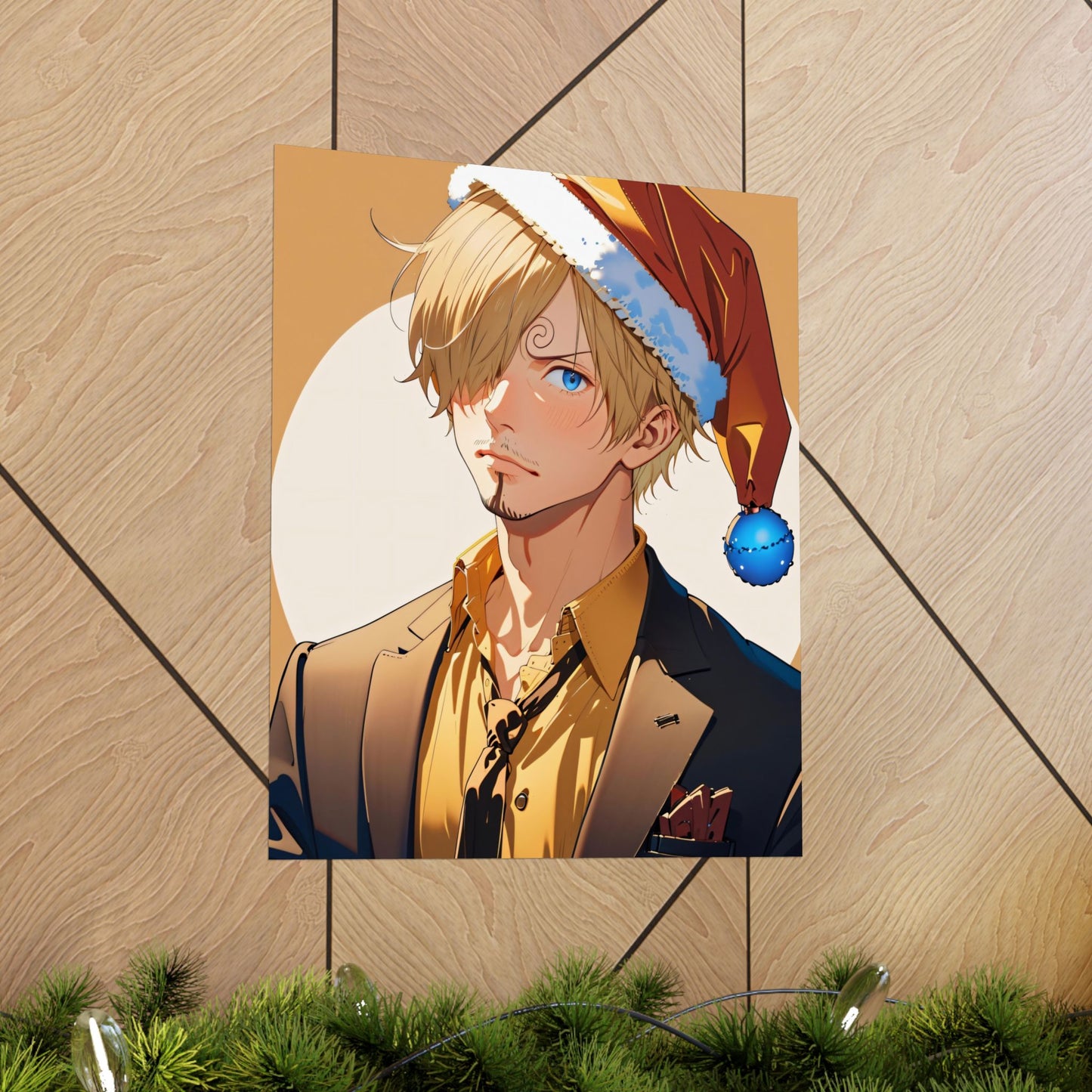 Santa Sanji Matte Vertical Posters