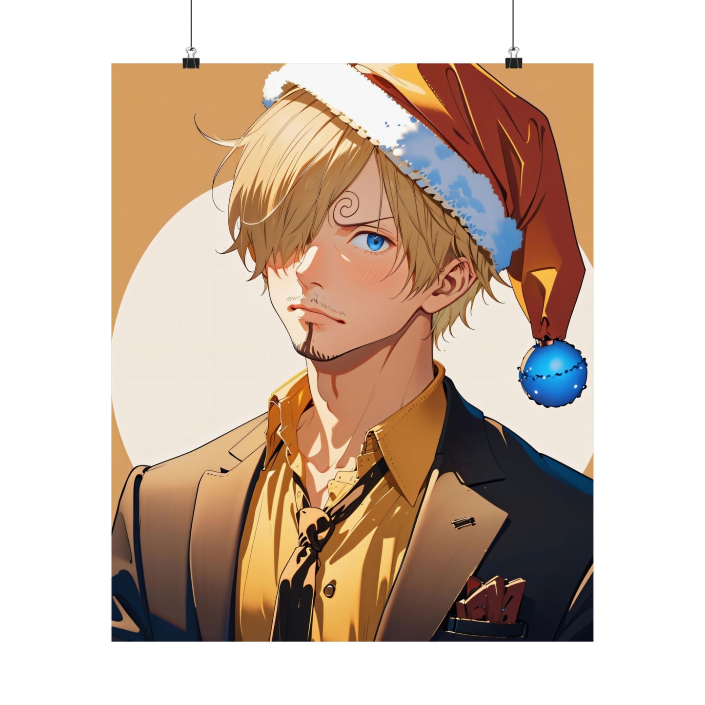 Santa Sanji Matte Vertical Posters