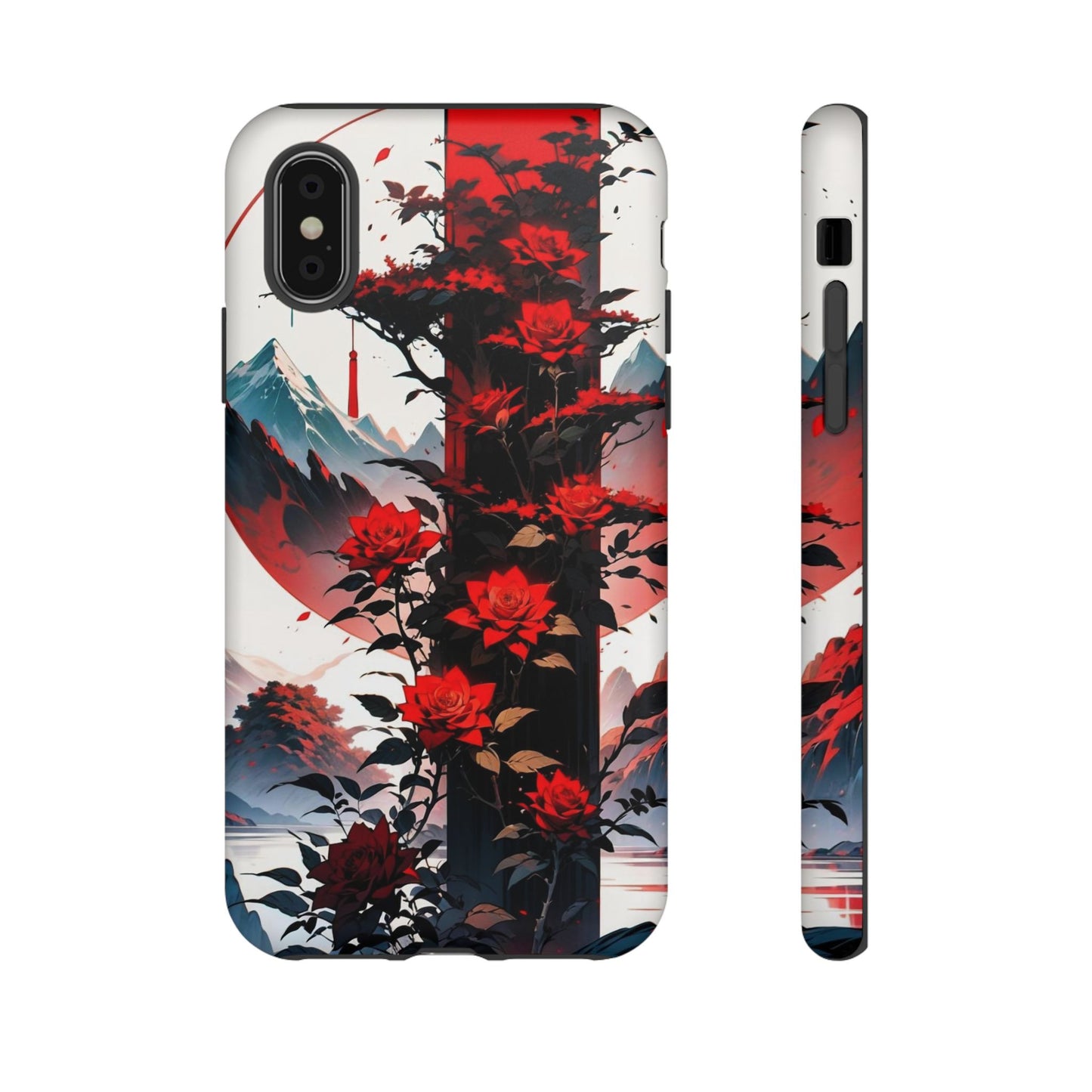 Crimson Bloom Tough Cases