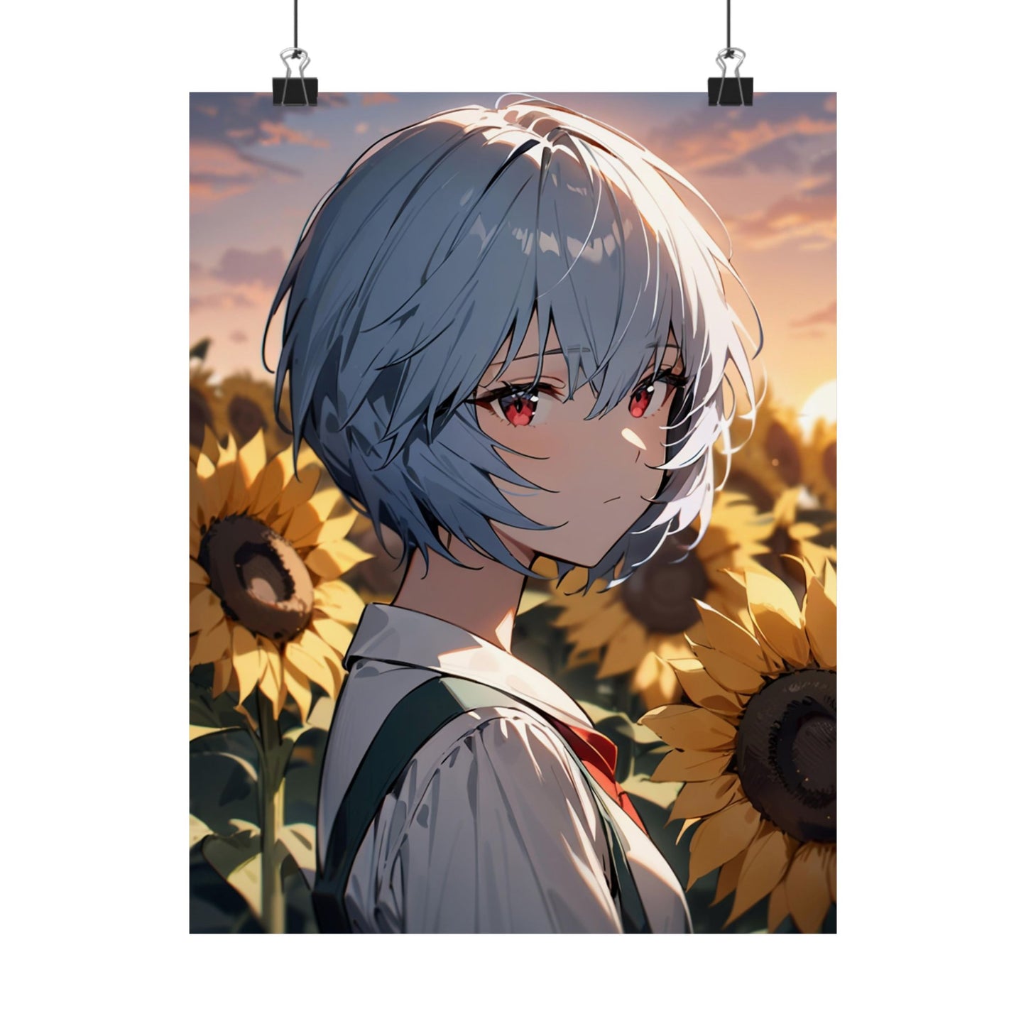 Rei Ayanami 001 Vertical Posters