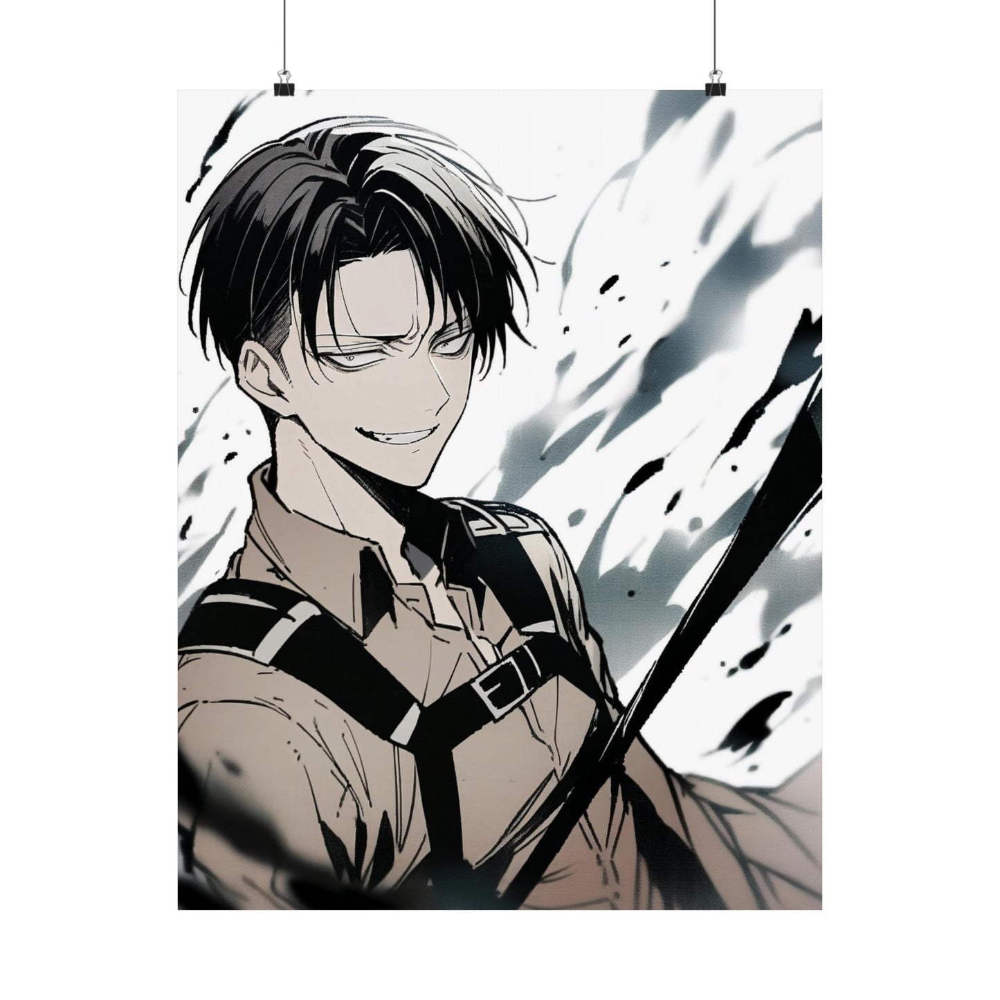 Captain Levi 001 Vertical Posters