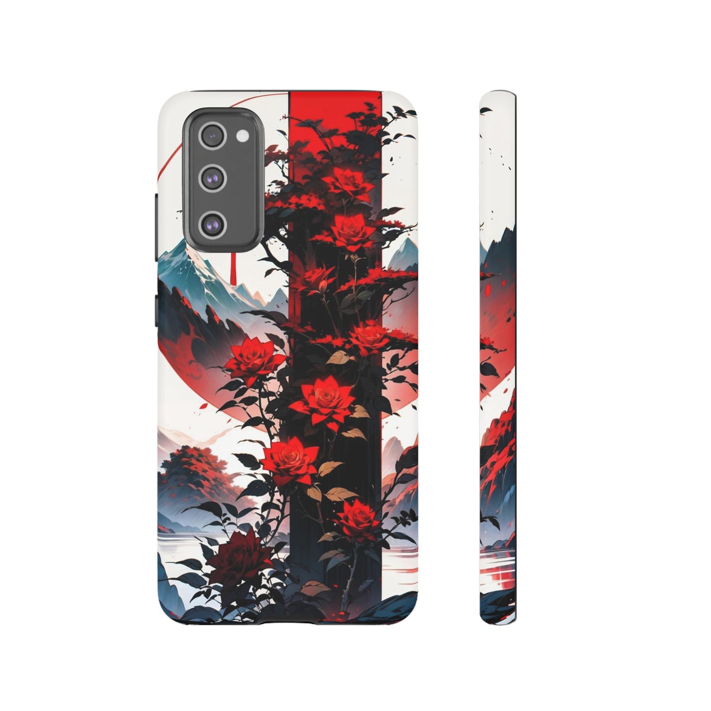 Crimson Bloom Tough Cases