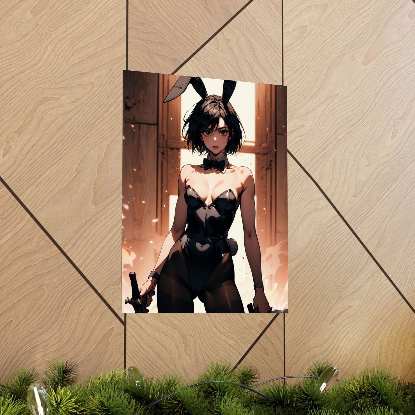 Mikasa 001 Matte Vertical Posters