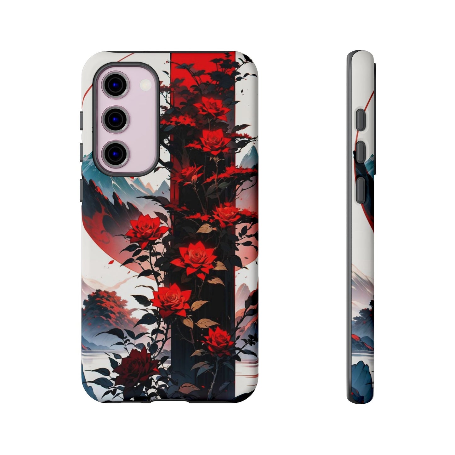 Crimson Bloom Tough Cases