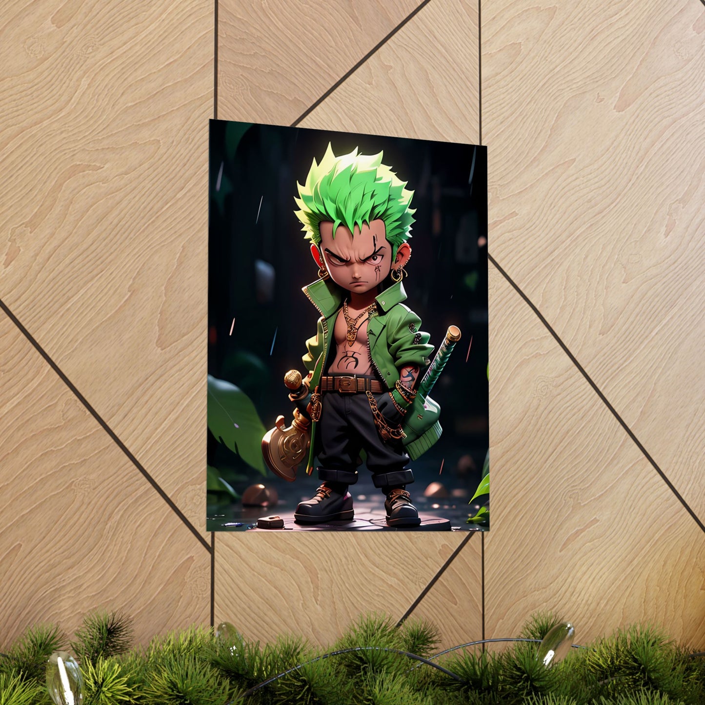 Roronoa Zoro 2.5D Matte Vertical Posters