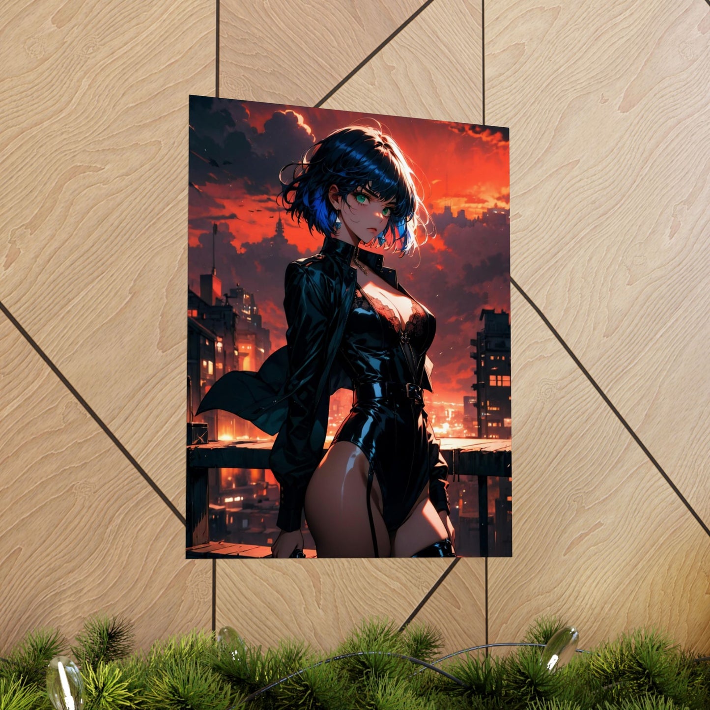 Agent Blue Matte Vertical Posters