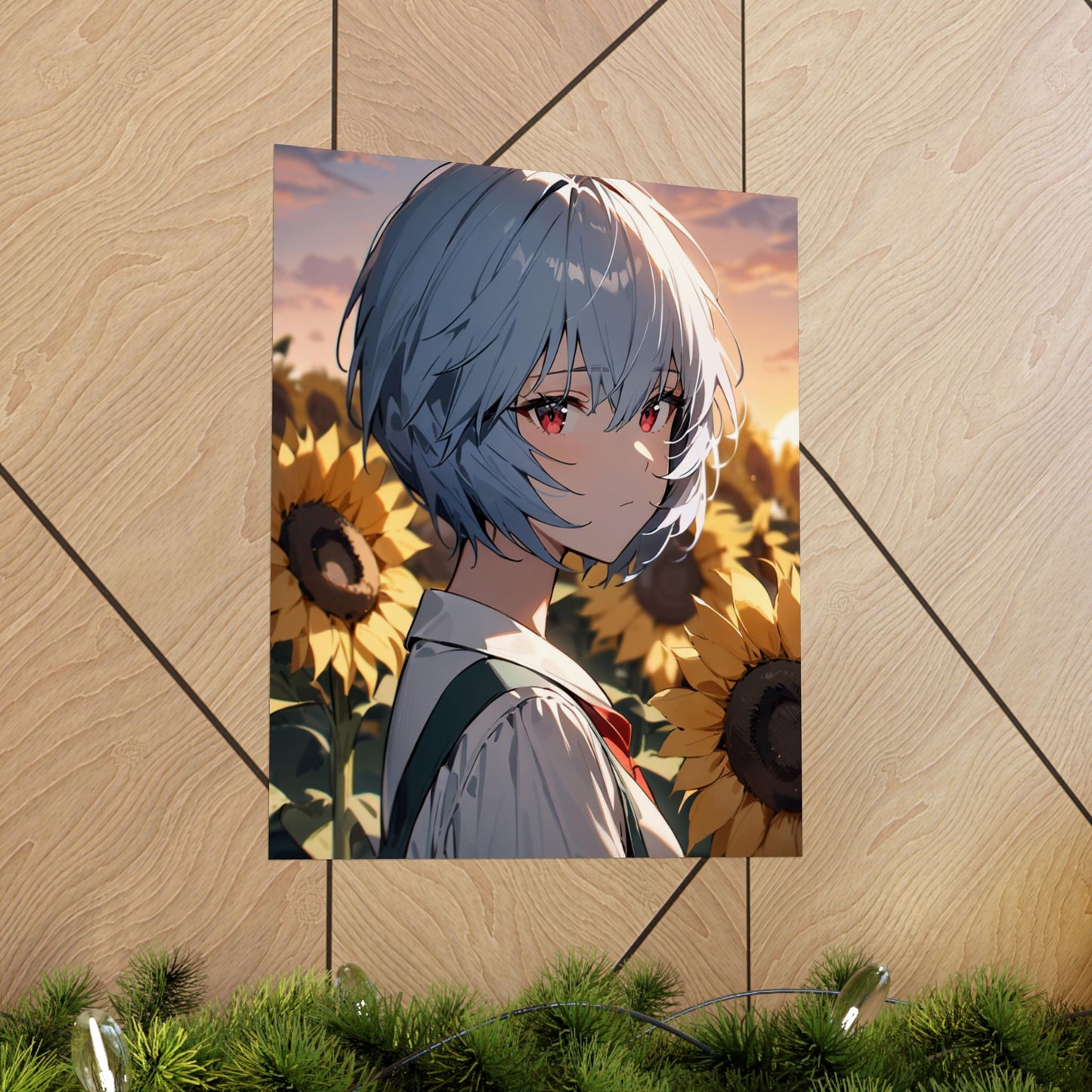 Rei Ayanami 001 Vertical Posters