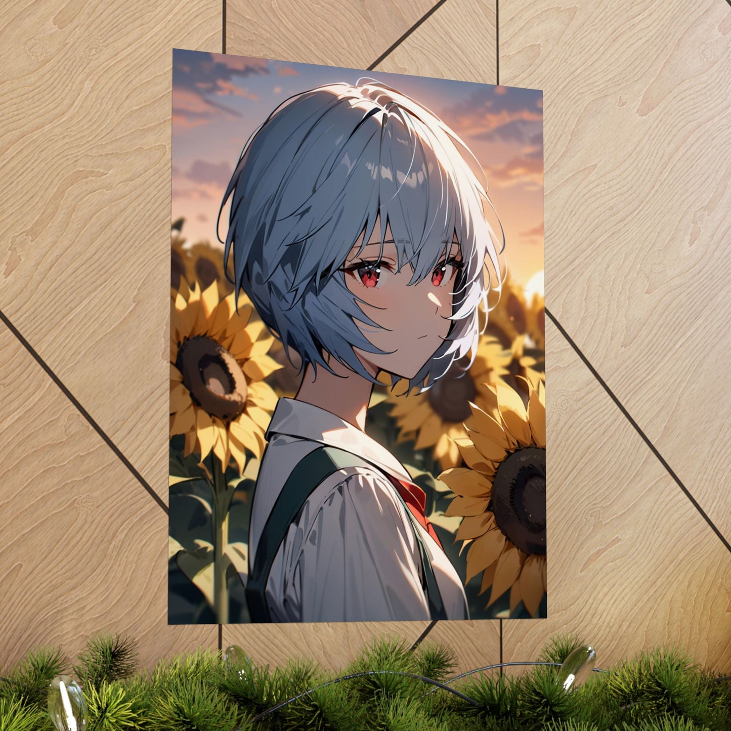 Rei Ayanami 001 Vertical Posters