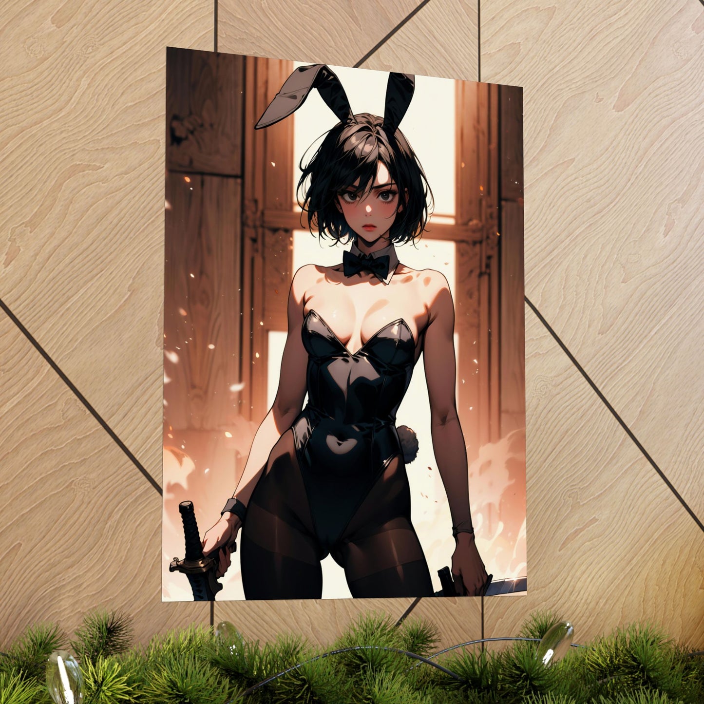 Mikasa 001 Matte Vertical Posters