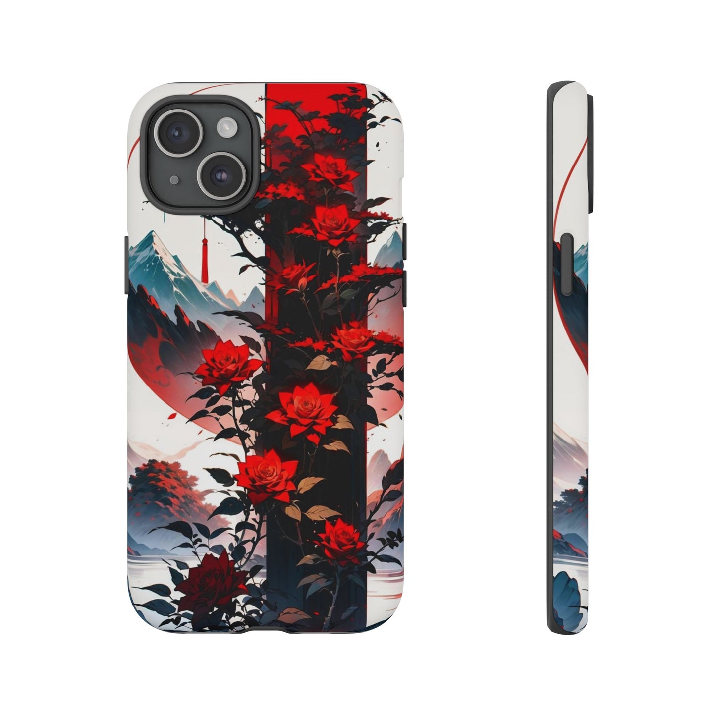 Crimson Bloom Tough Cases