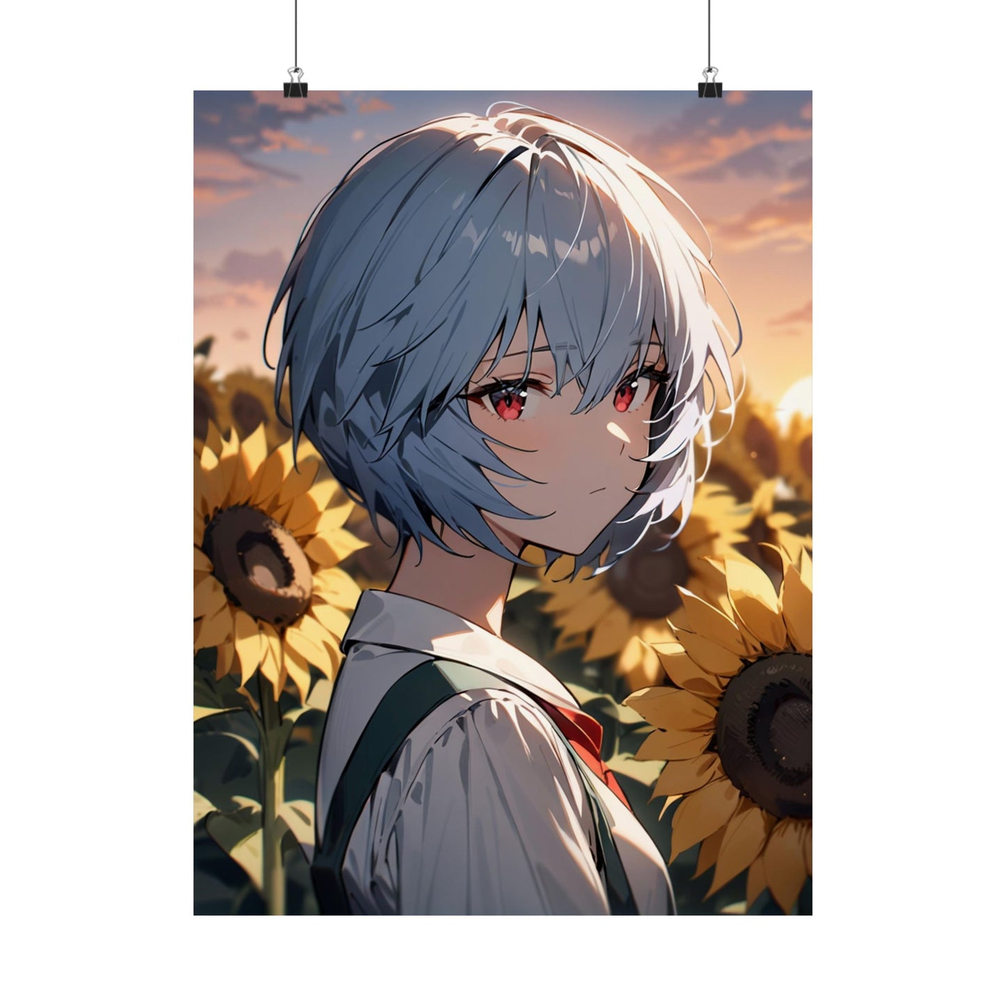 Rei Ayanami 001 Vertical Posters