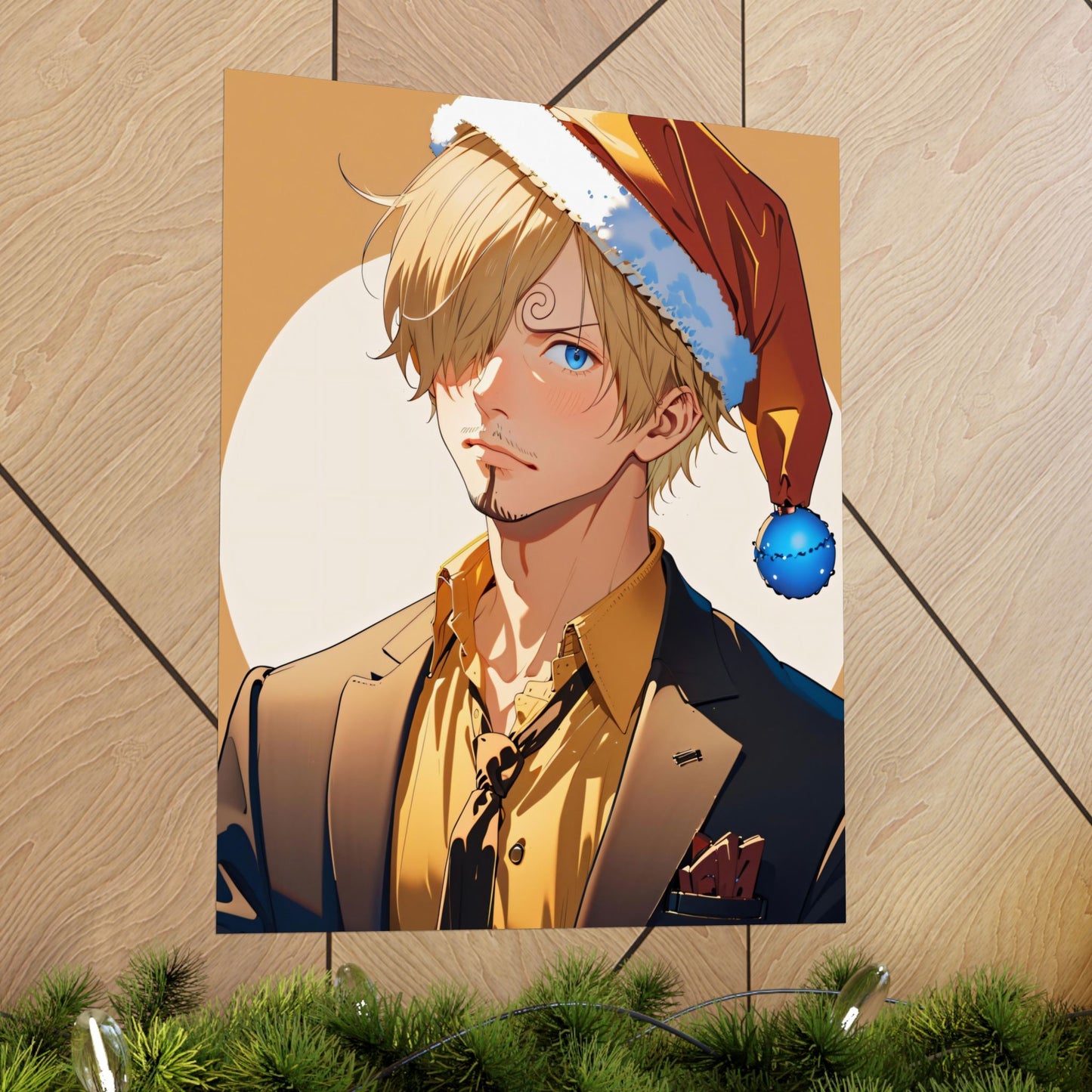 Santa Sanji Matte Vertical Posters