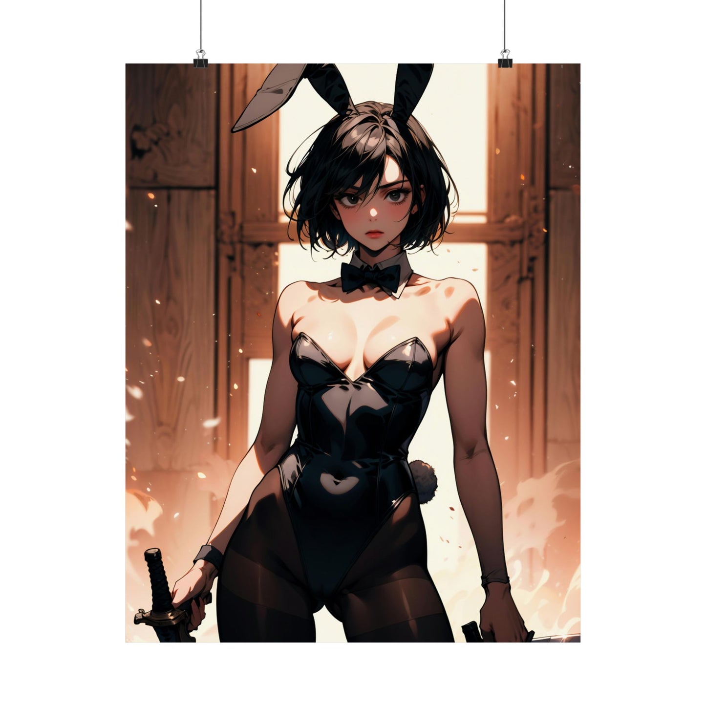 Mikasa 001 Matte Vertical Posters