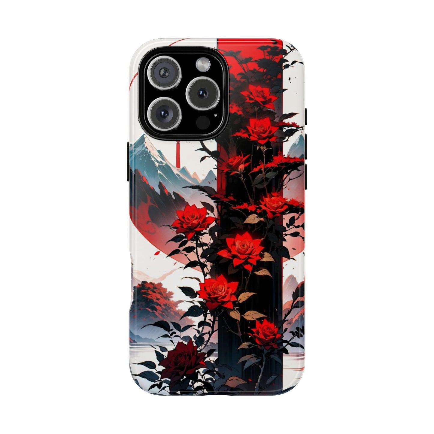 Crimson Bloom Tough Cases