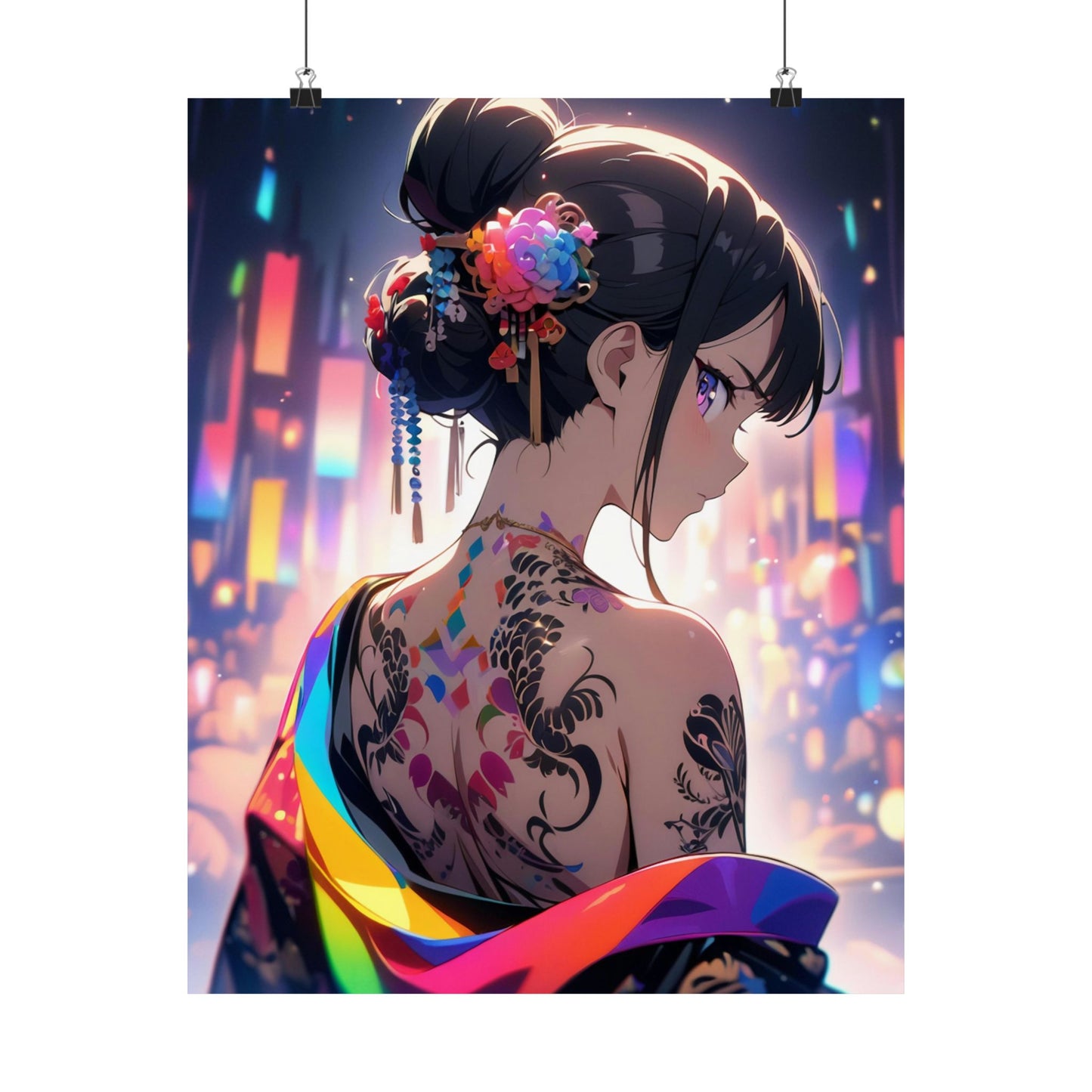Kaleidoscopic Vertical Posters
