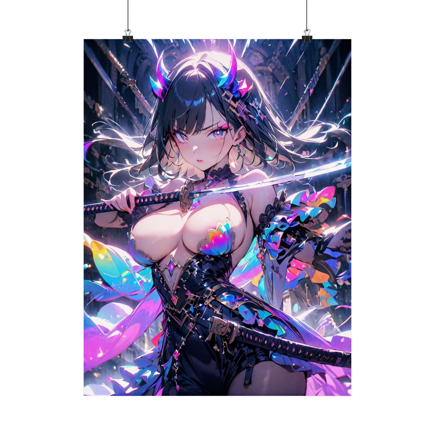 Luminous Allure Vertical Posters