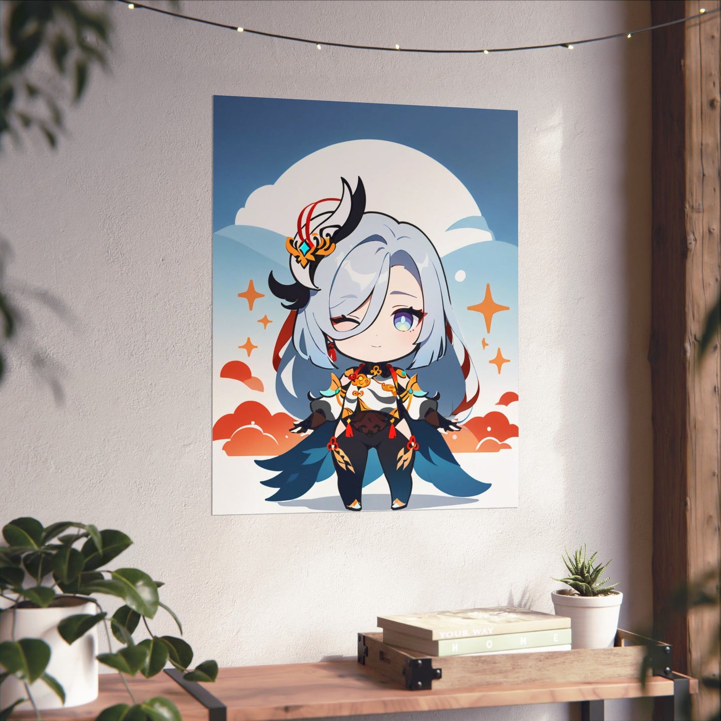 Shenhe 004 Vertical Posters