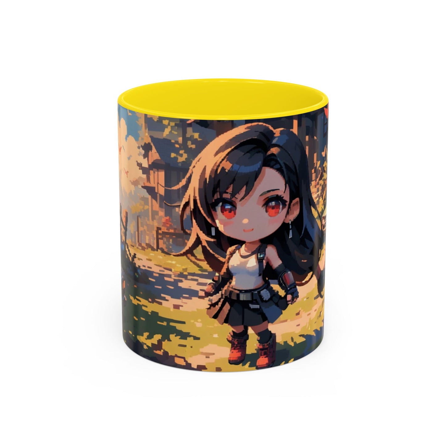 Pixely Chibi Tifa Coffee Mug