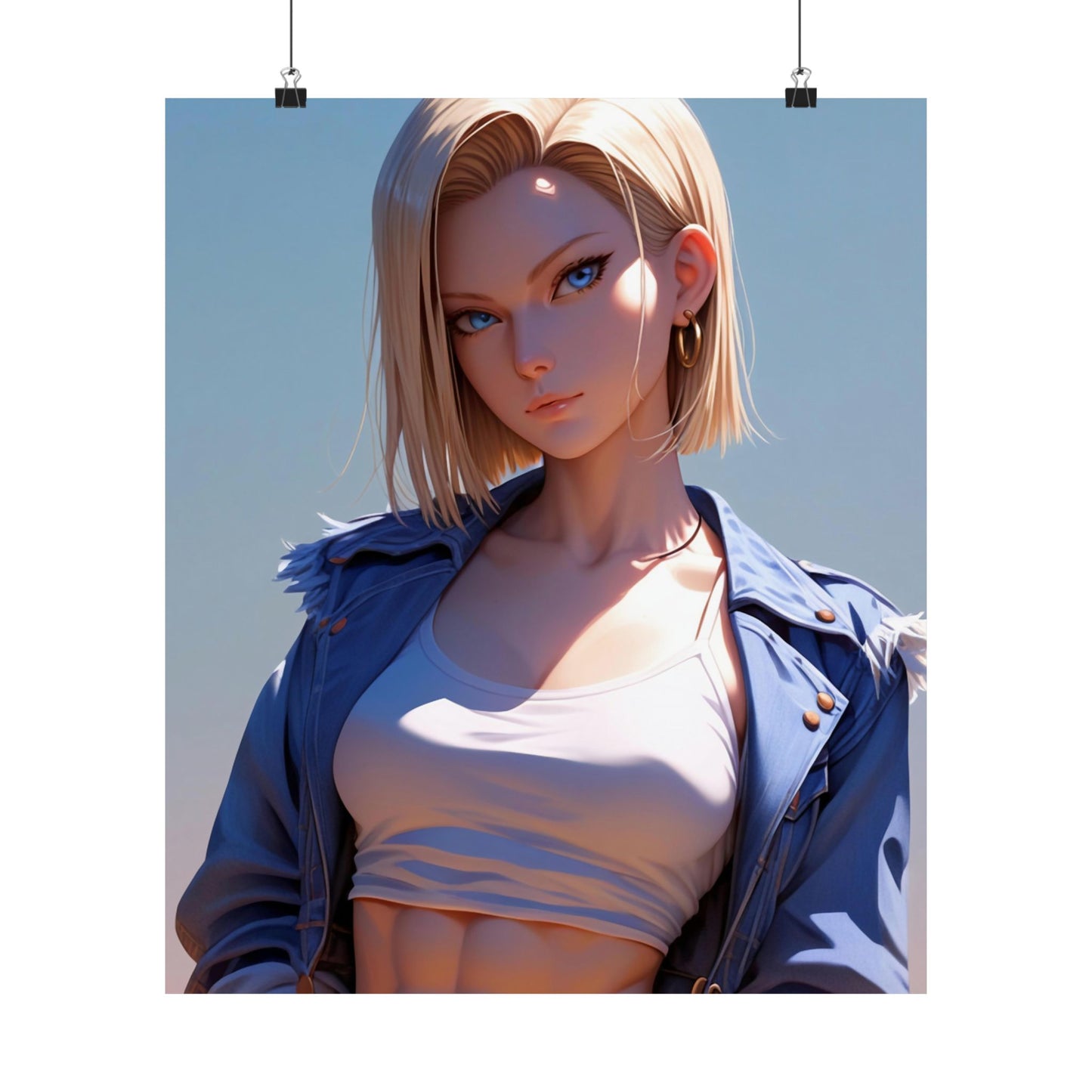 Android 18 002 Vertical Posters