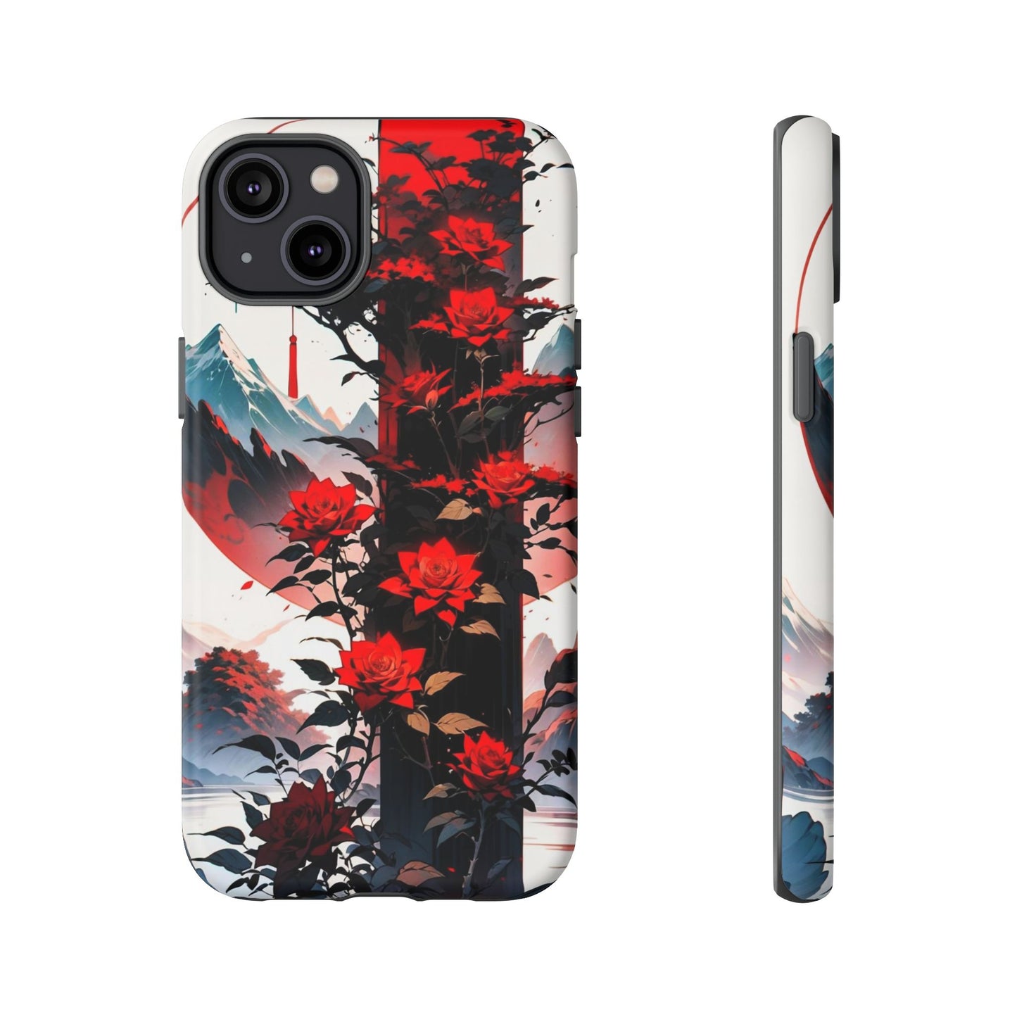 Crimson Bloom Tough Cases