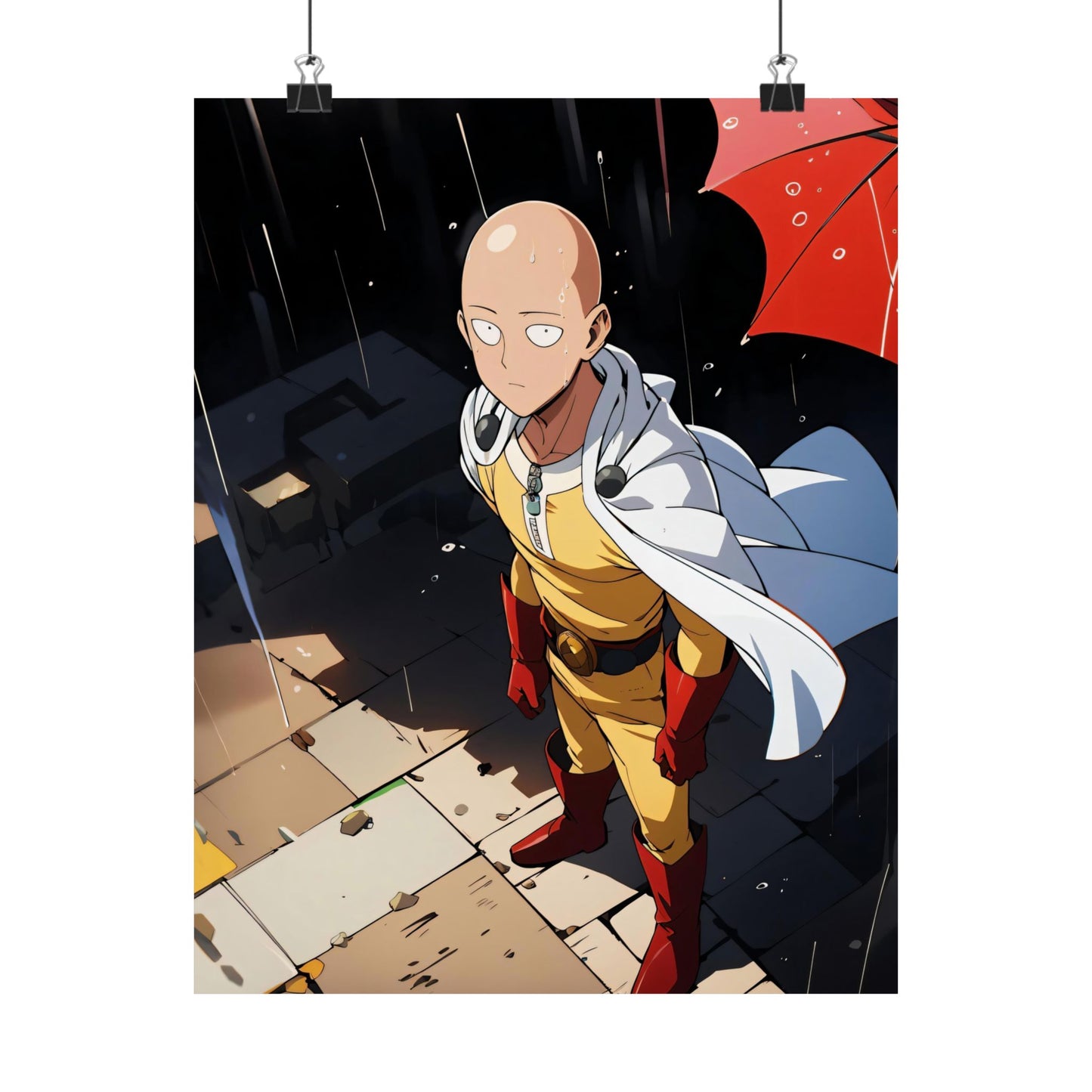 Saitama 001 Matte Vertical Posters