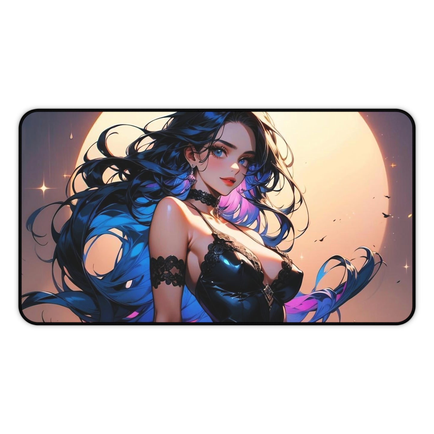 Blue Elegance Desk Mat