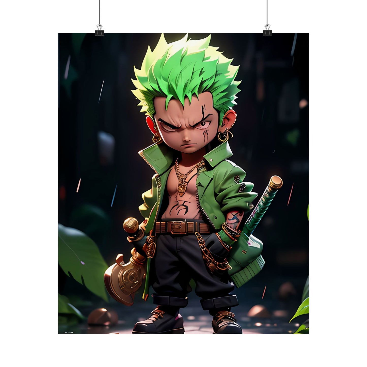 Roronoa Zoro 2.5D Matte Vertical Posters