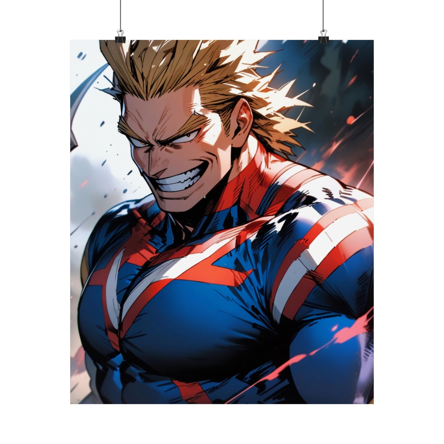 All Might 001 Vertical Posters