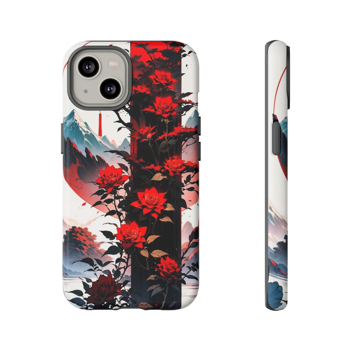 Crimson Bloom Tough Cases