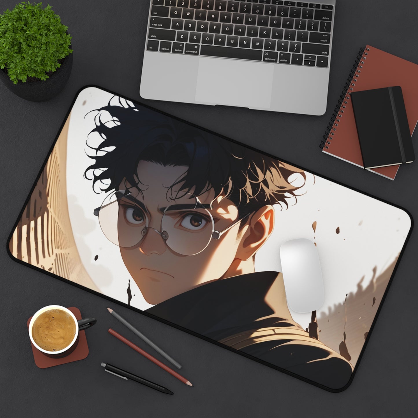 Okarun 001 Desk Mat