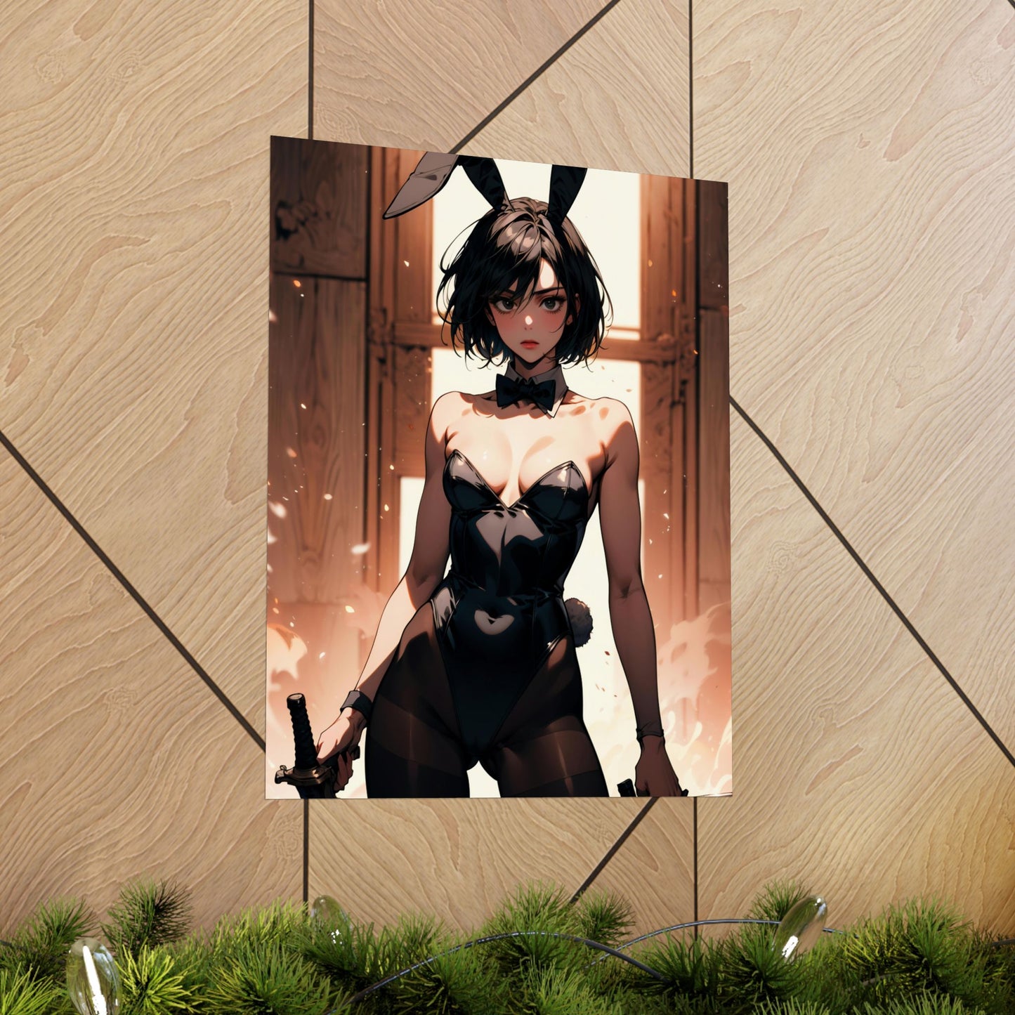 Mikasa 001 Matte Vertical Posters