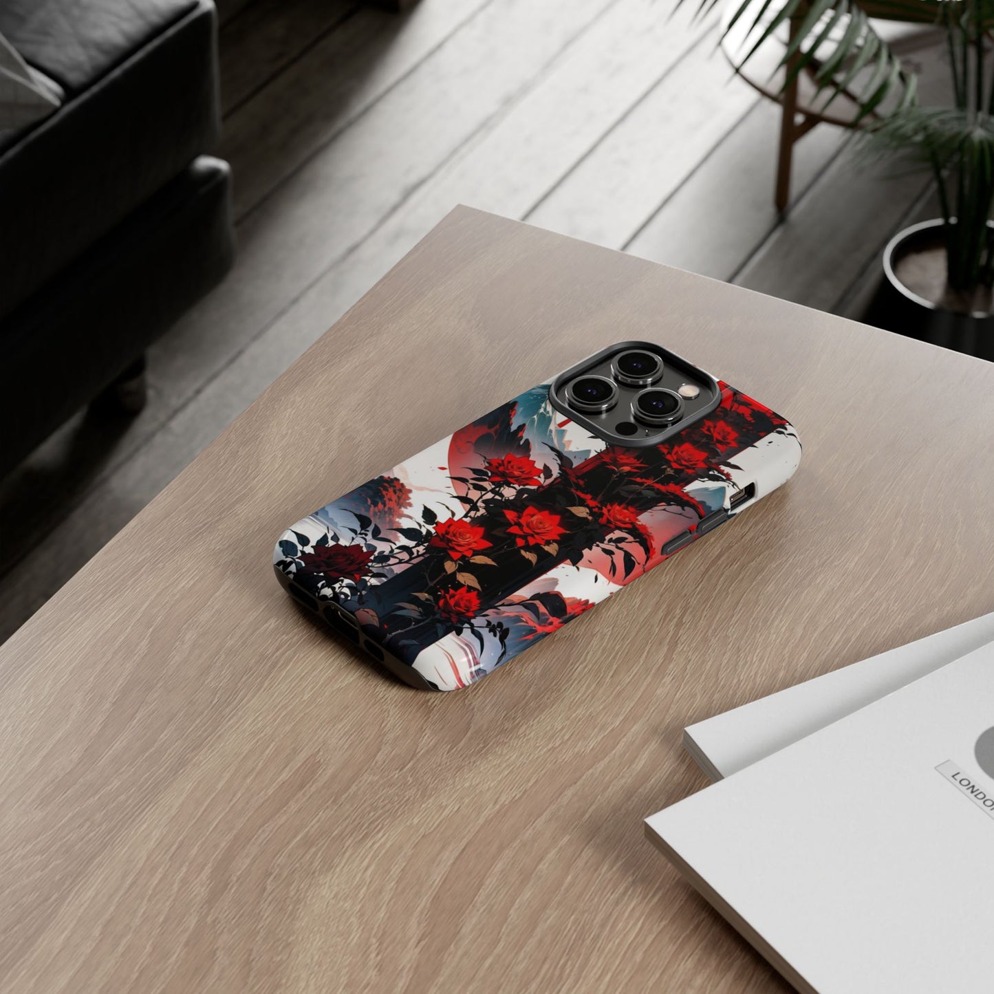 Crimson Bloom Tough Cases