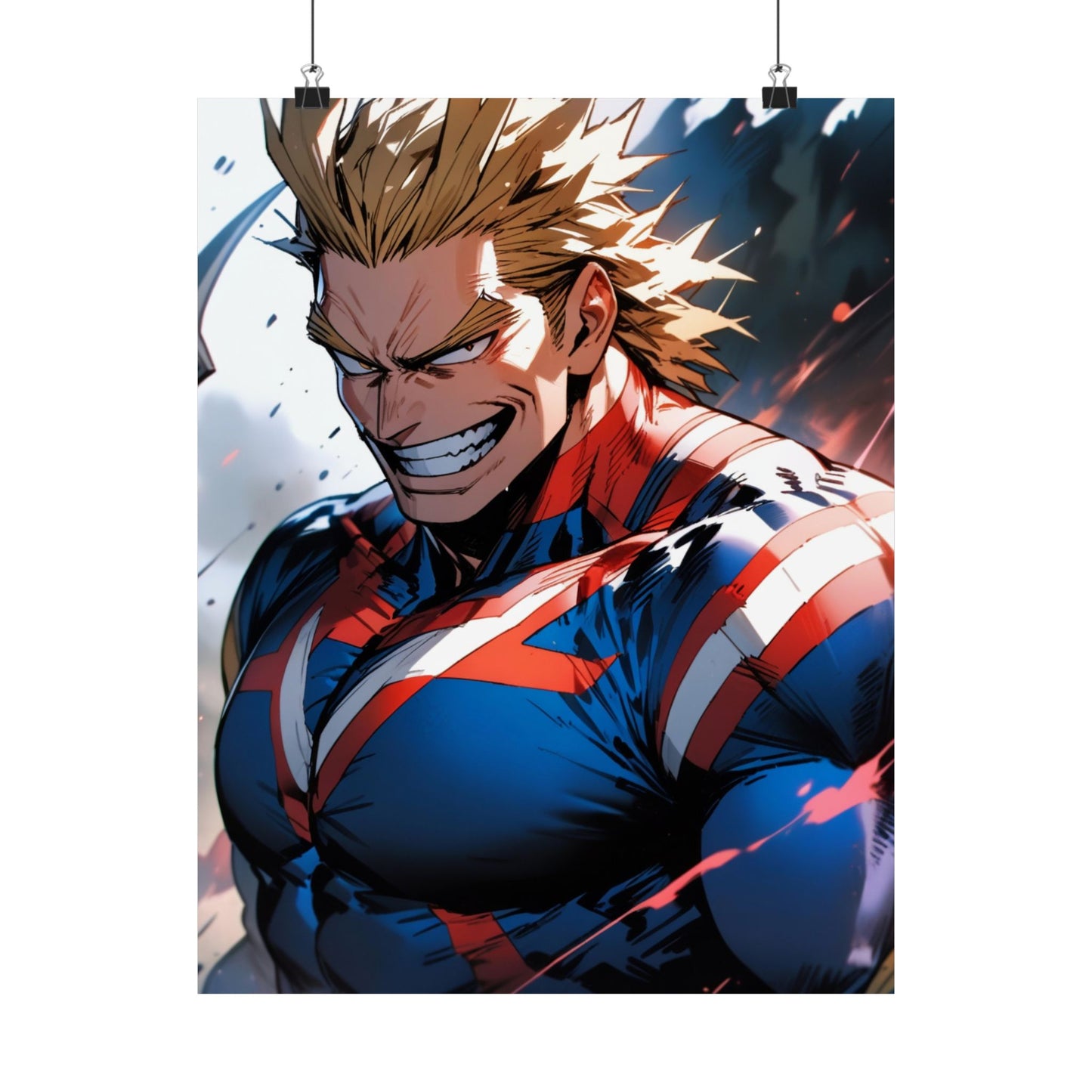 All Might 001 Vertical Posters